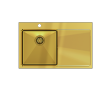 QUADRON RUSSEL zlewozmywak 1-komorowy z ociekaczem HB7912PVDBSG1 111 SteelQ PVD złoty